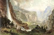Albert Bierstadt The Domes of the Yosemites oil painting reproduction